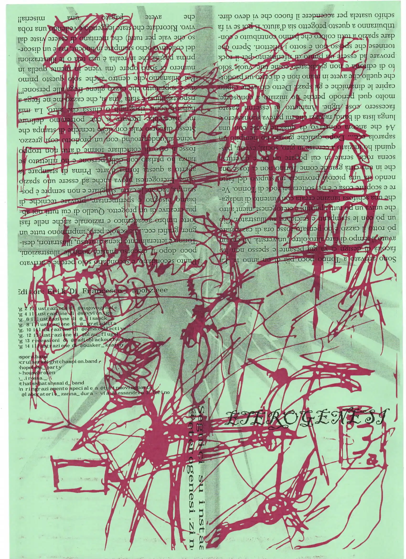 Eterogenesi 1 fanzine