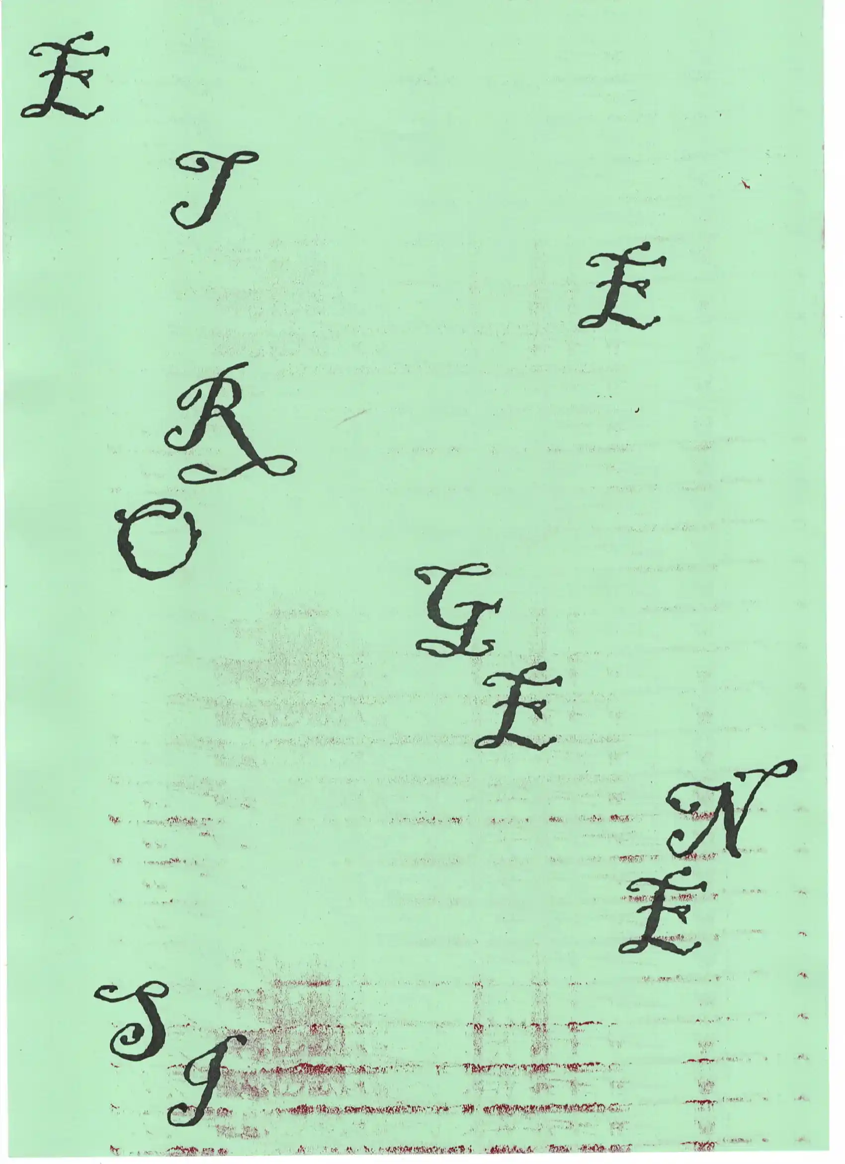 Eterogenesi 1 fanzine