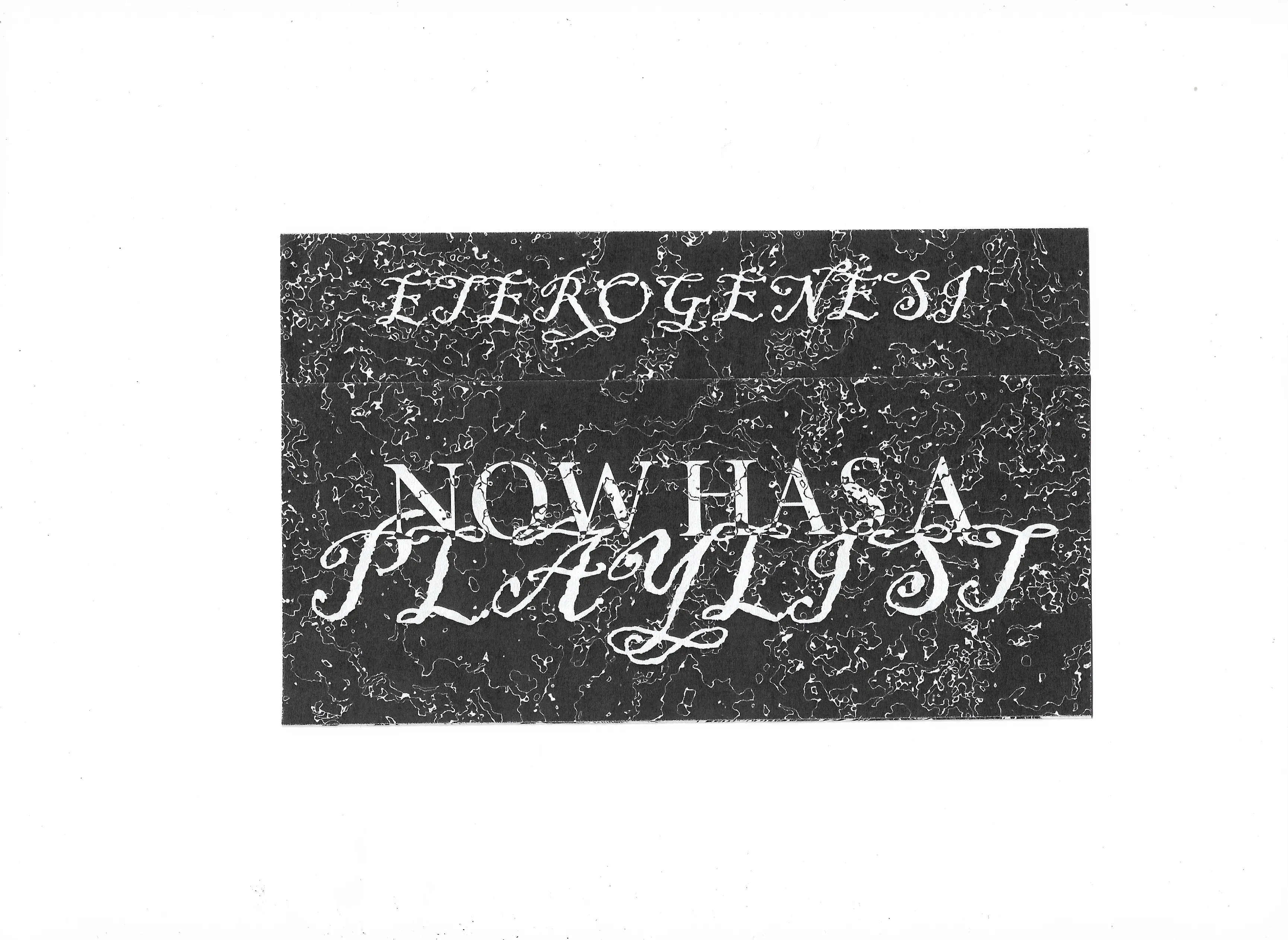 Eterogenesi 3 fanzine