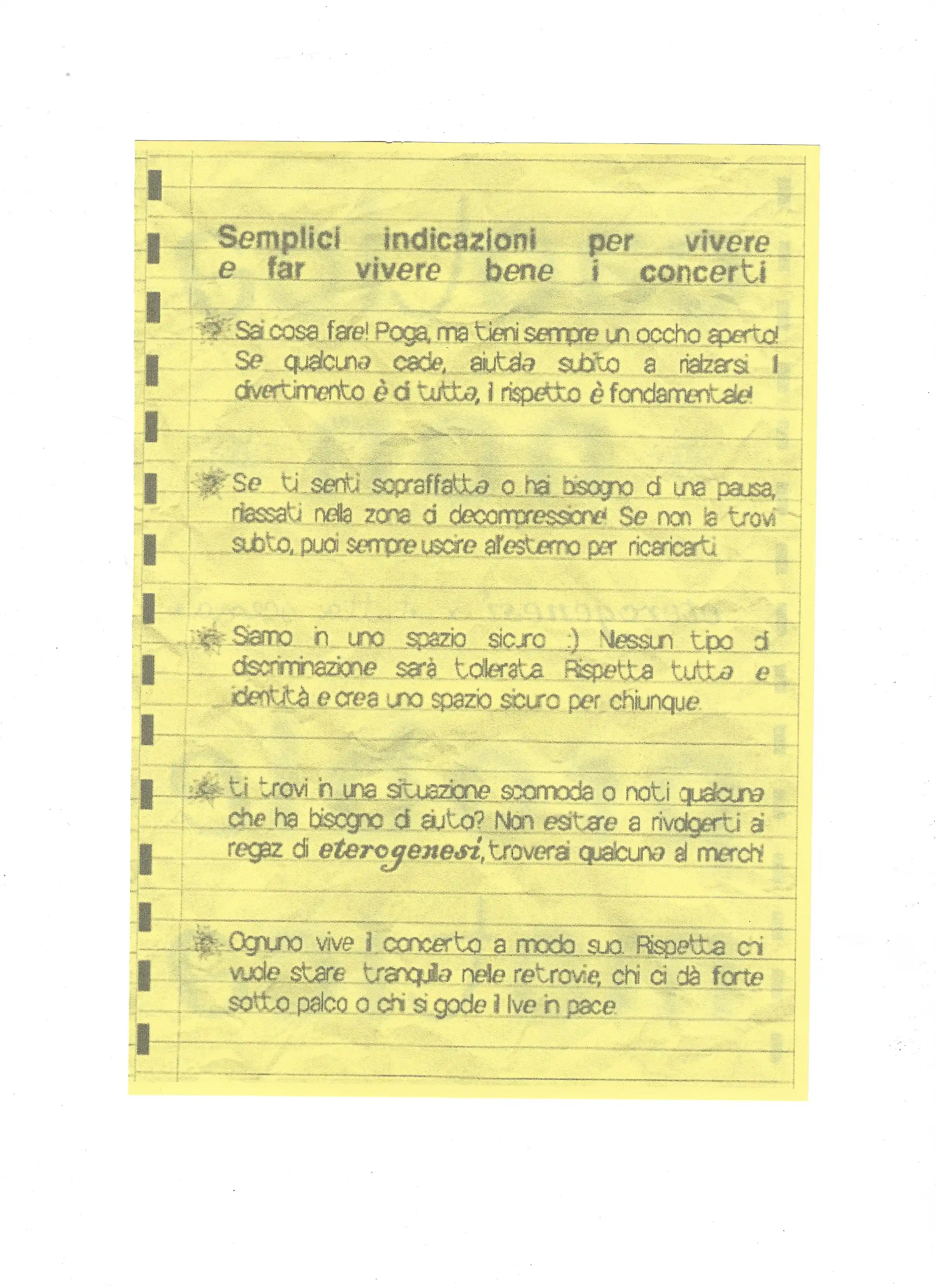 Tutta Scena Flyer Eterogenesi